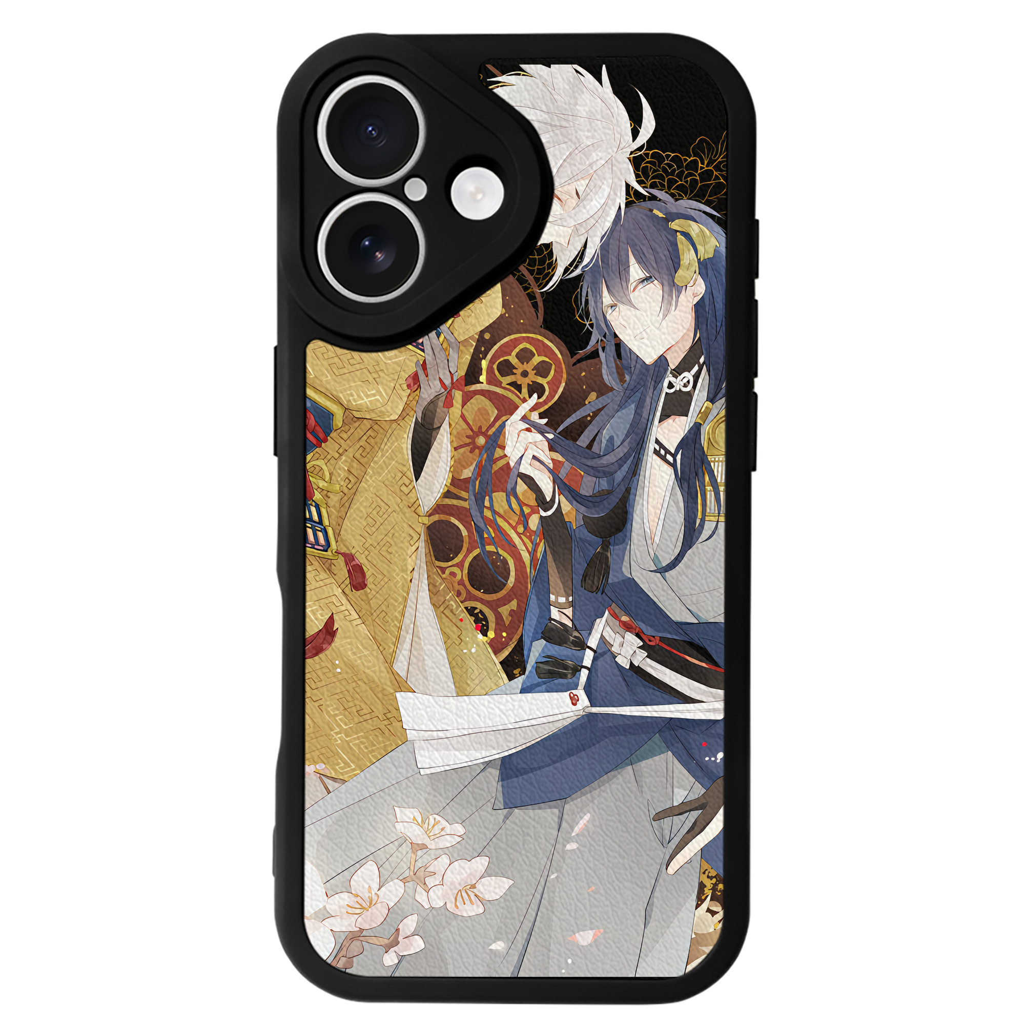 （画像用） 刀剣乱舞 Touken Ranbu 【iPhone 16シリーズ対応】シリコンスマホケース（レザー調） 材質：シリコン